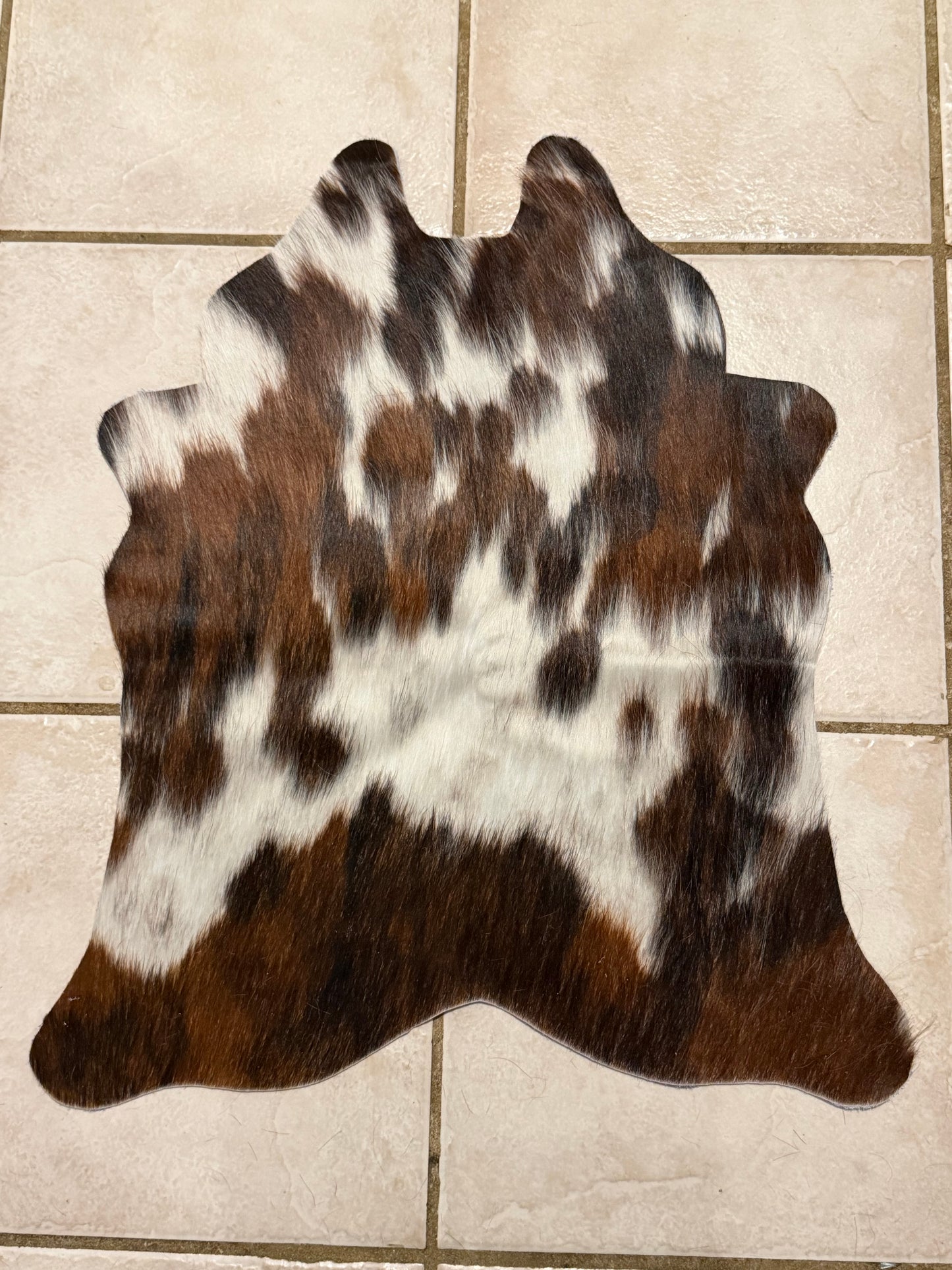 Mini cowhide rug #12