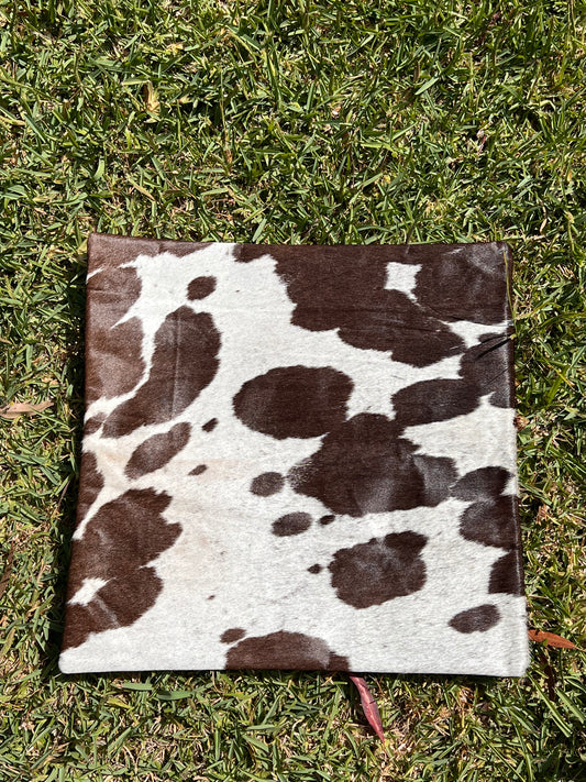 Cowhide cushion cover #16