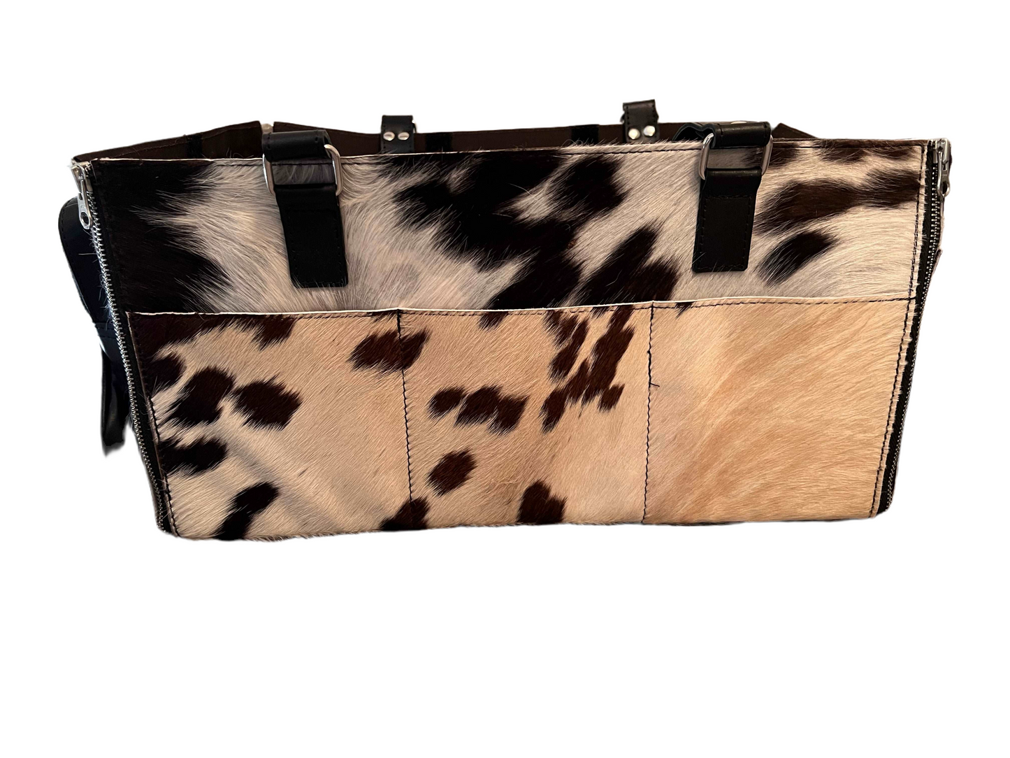 Cowhide caddy/organiser #2