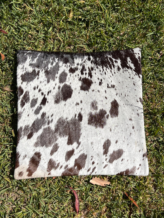 Cowhide cushion cover #13