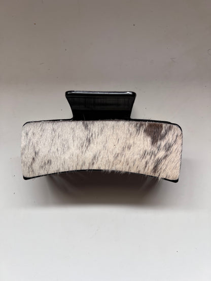 Cowhide claw clip #20