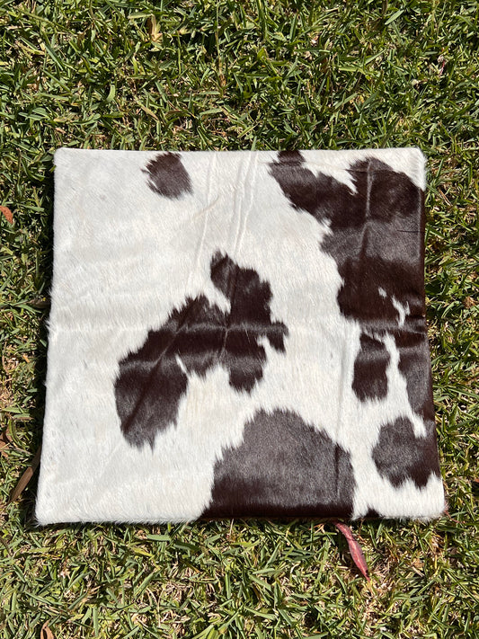 Cowhide cushion cover #12
