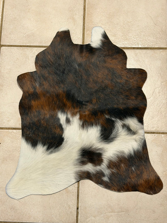 Mini cowhide rug #28