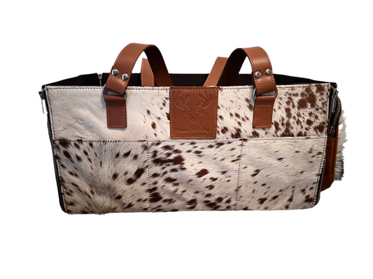 Cowhide caddy/organiser #1