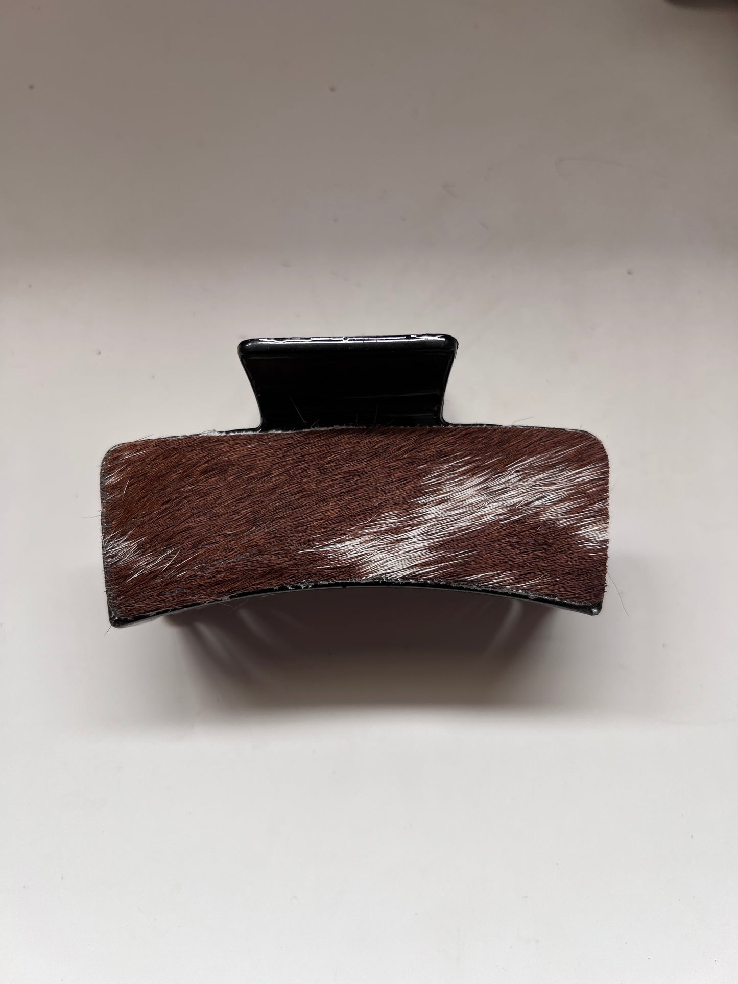 Cowhide claw clip #5