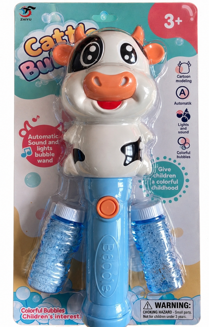 PRE ORDER - Cow bubble wand - ASSORTED COLOURS