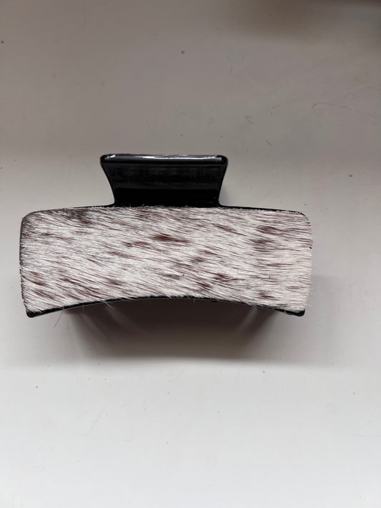 Cowhide claw clip #10