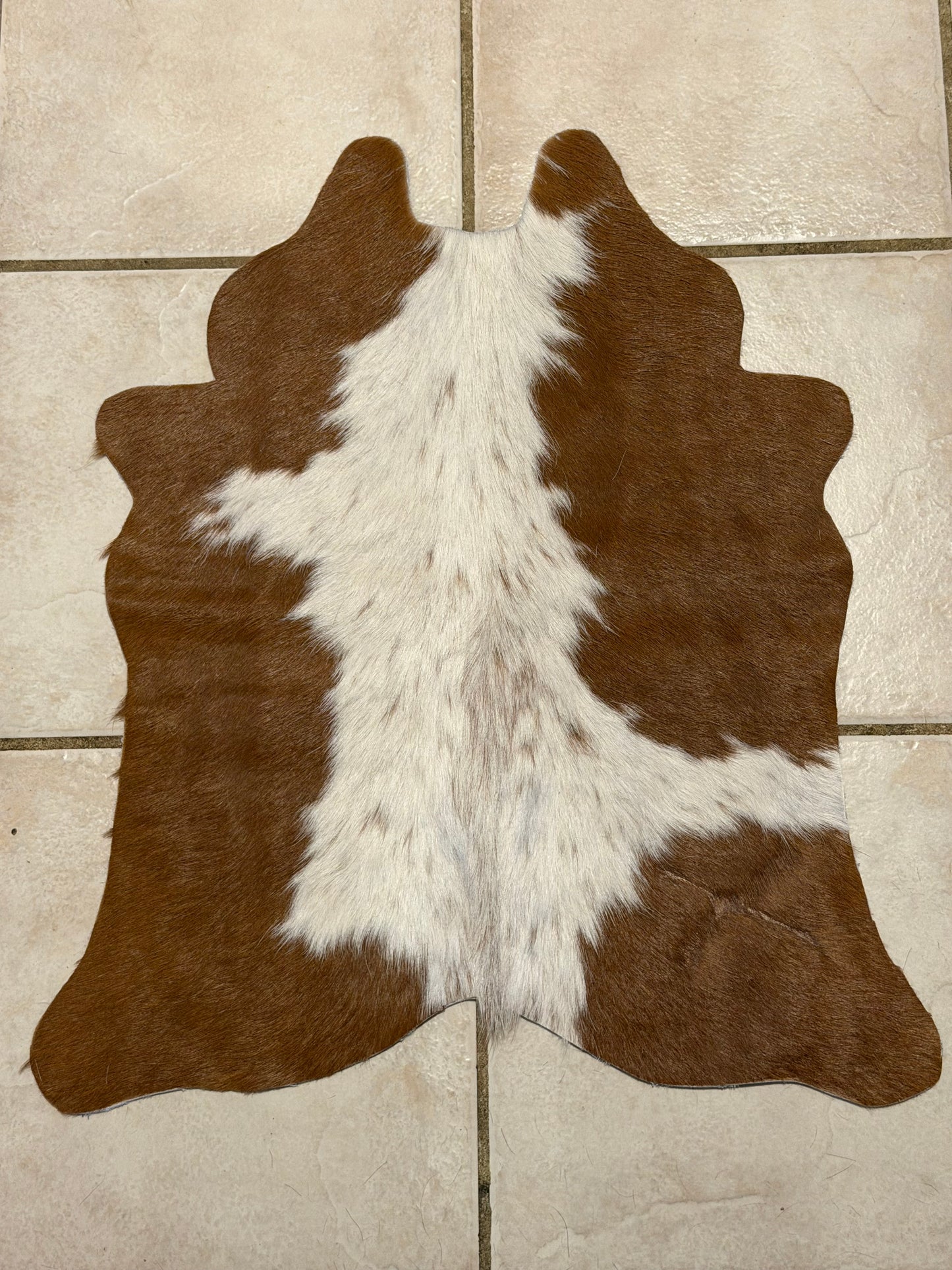 Mini cowhide rug #18