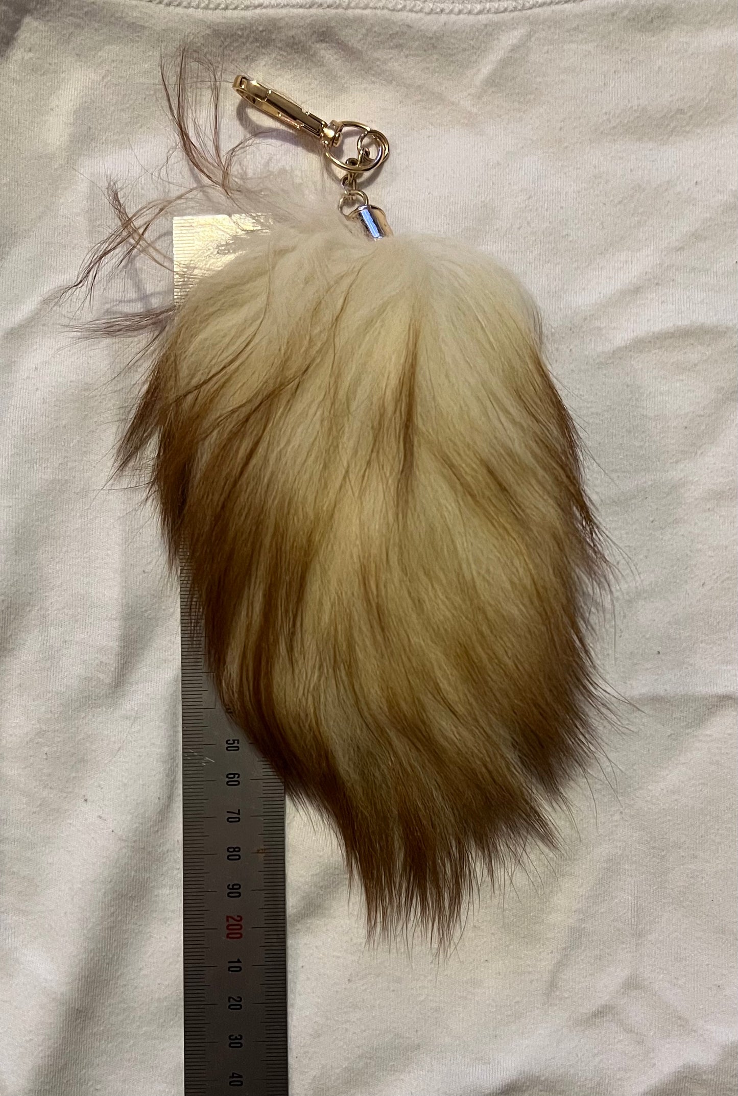 Small Fox tail keyring #3