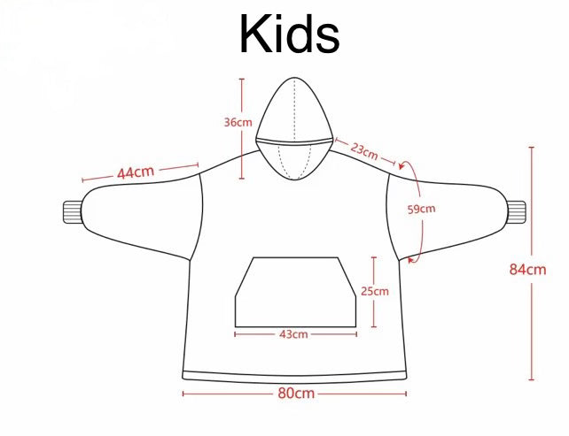 PRE ORDER - Kids highland daisy hooded blanket