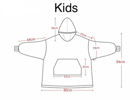 PRE ORDER - Kids highland daisy hooded blanket