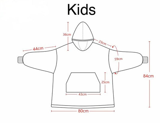 PRE ORDER - Kids highland daisy hooded blanket