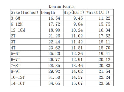 Kids denim flare jeans