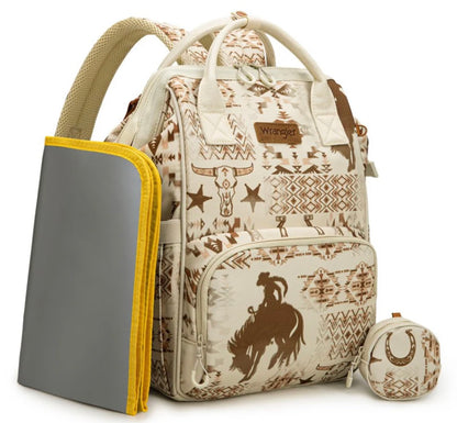 PRE ORDER - Wrangler nappy bag COWBOY