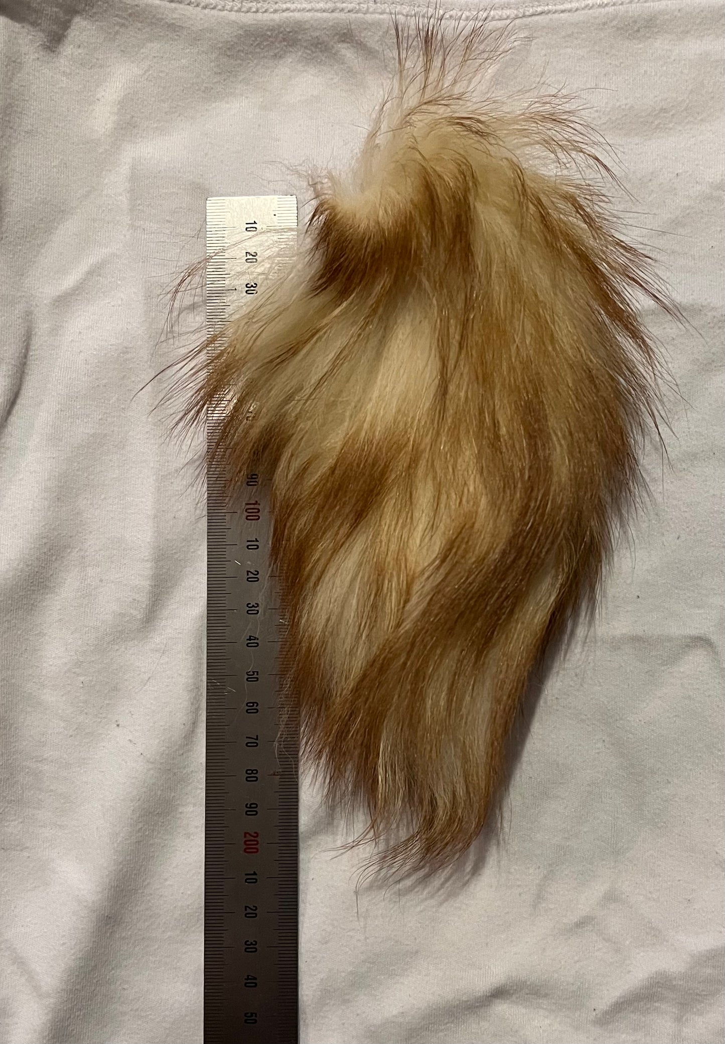 Small Fox tail keyring #4