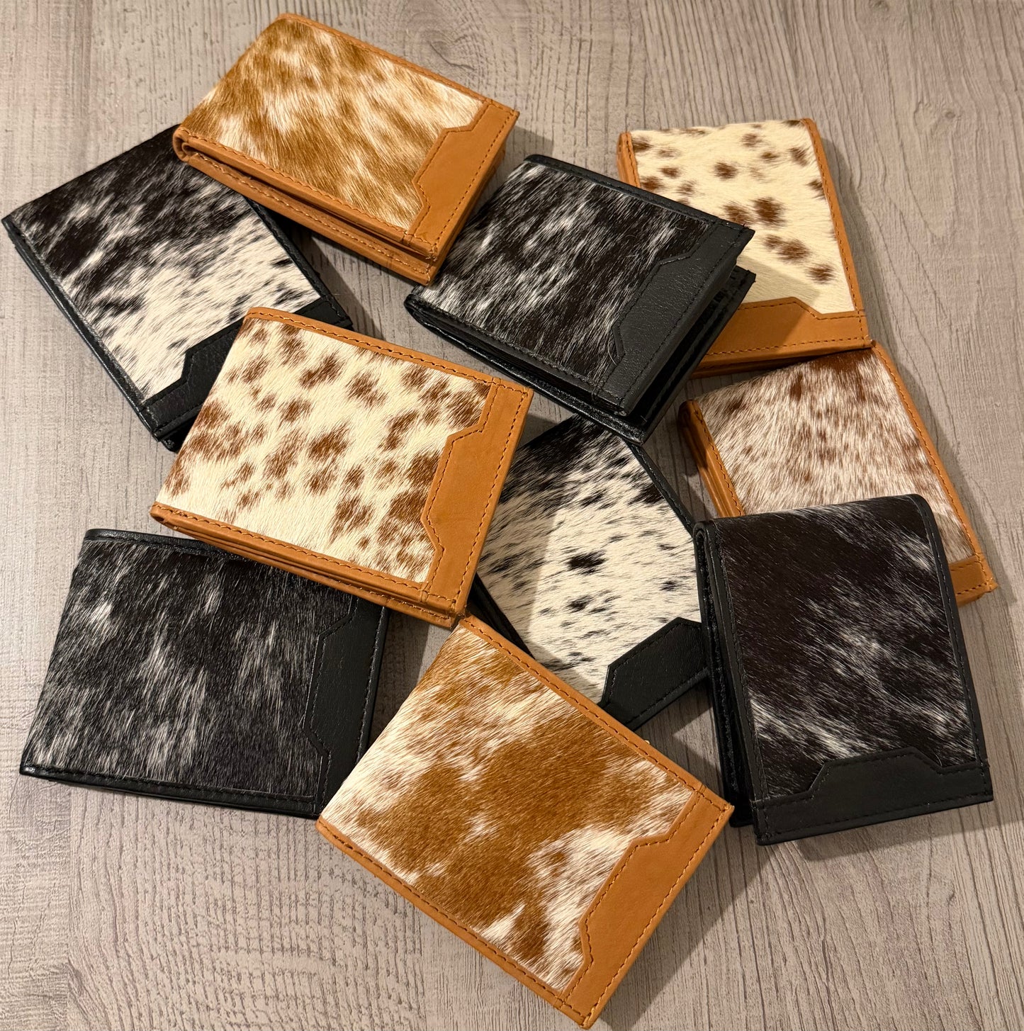 Men’s cowhide wallet ASSORTED COLOURS