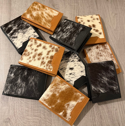 Men’s cowhide wallet ASSORTED COLOURS