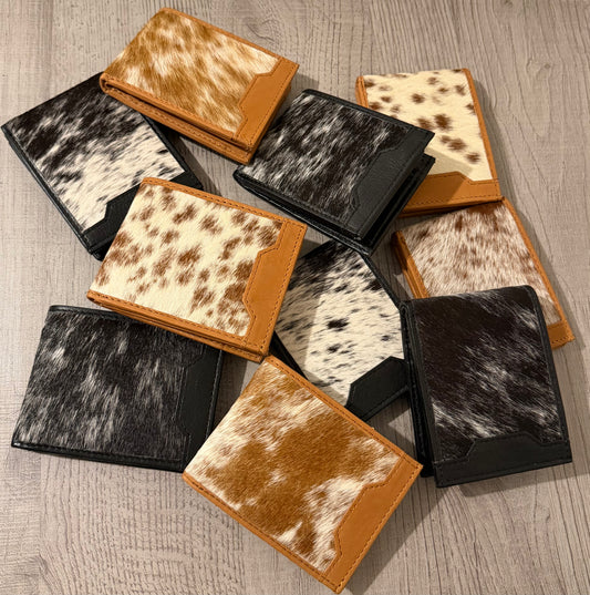 Men’s cowhide wallet ASSORTED COLOURS