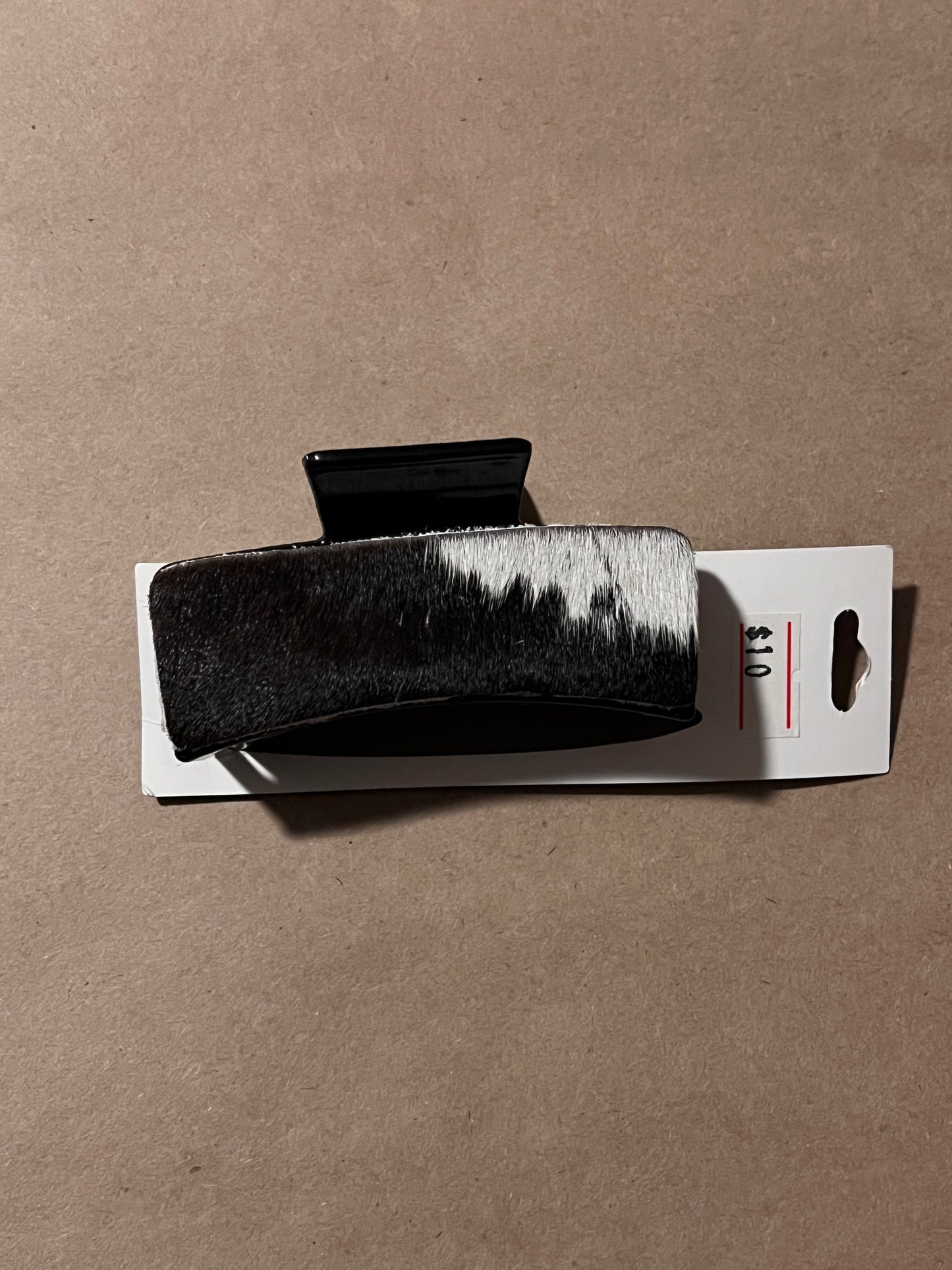 Cowhide claw clip #1