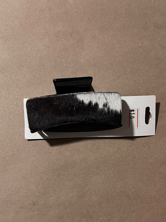 Cowhide claw clip #1