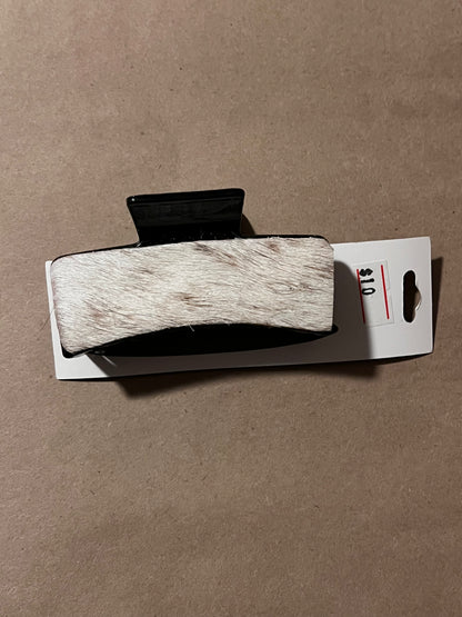 Cowhide claw clip #2