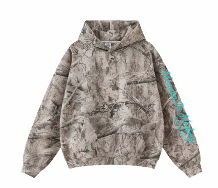 PRE ORDER - Heavyweight cotton unisex camo hoodie