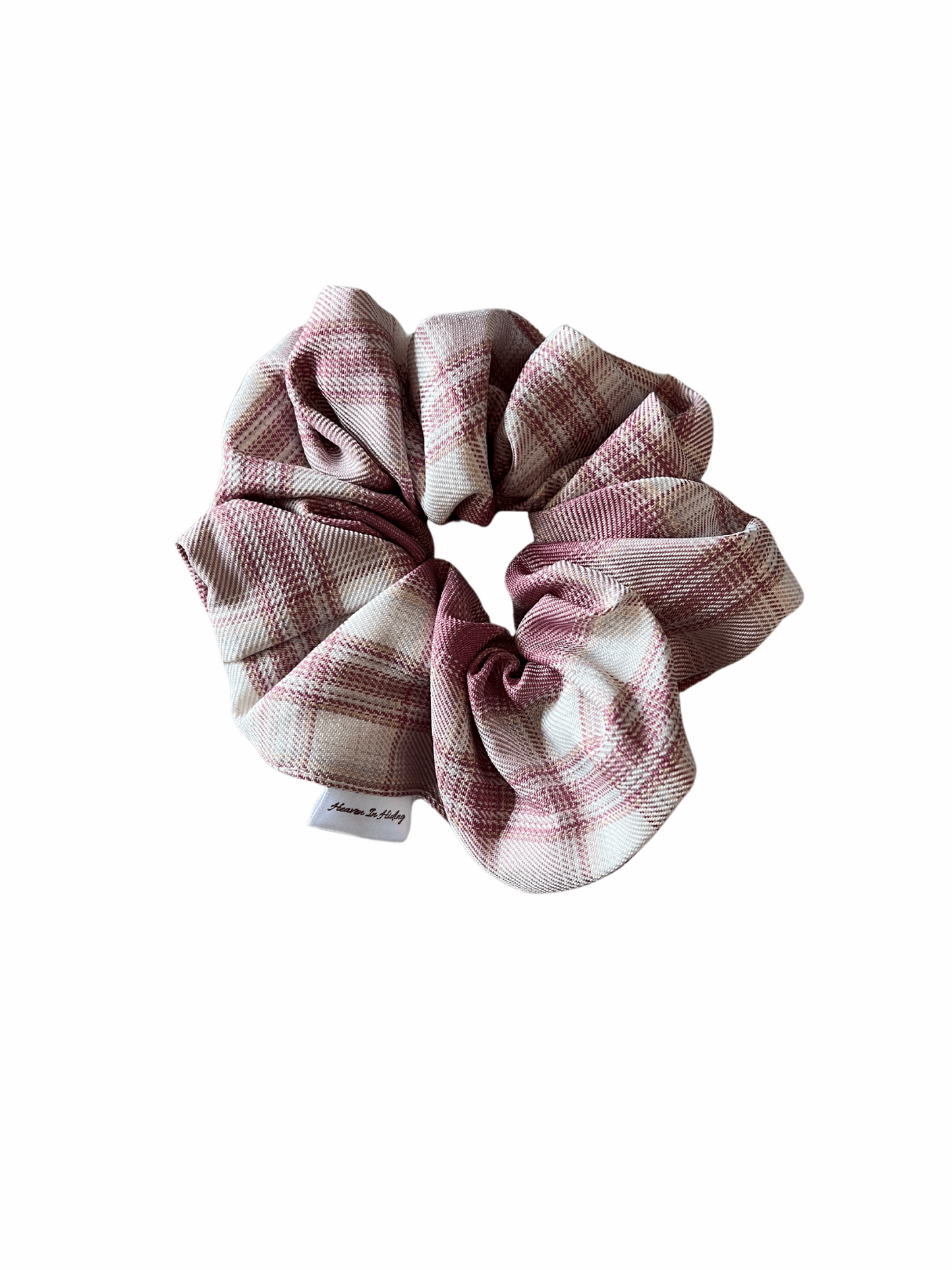 Plaid scrunchie #1