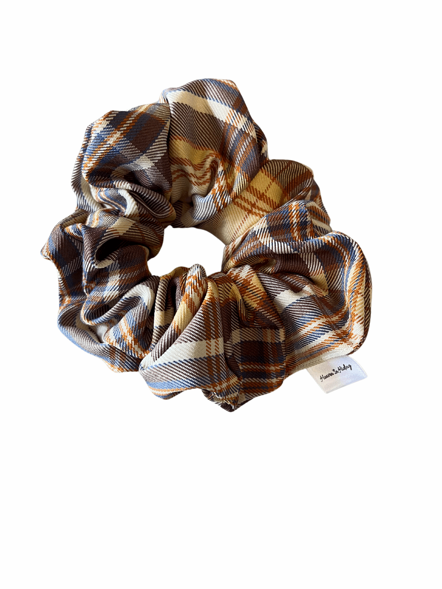 Plaid scrunchie #9