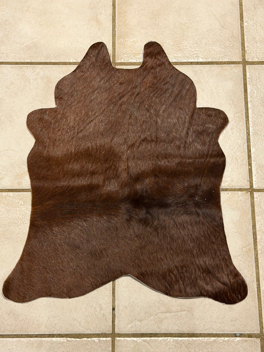 Mini cowhide rug #21