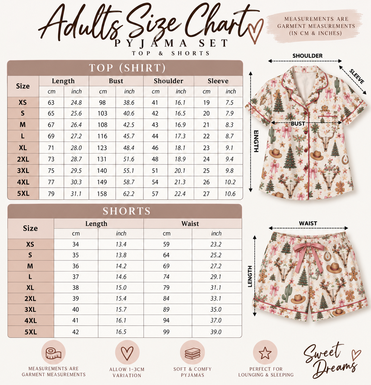 PRE ORDER - Western Christmas PJ set