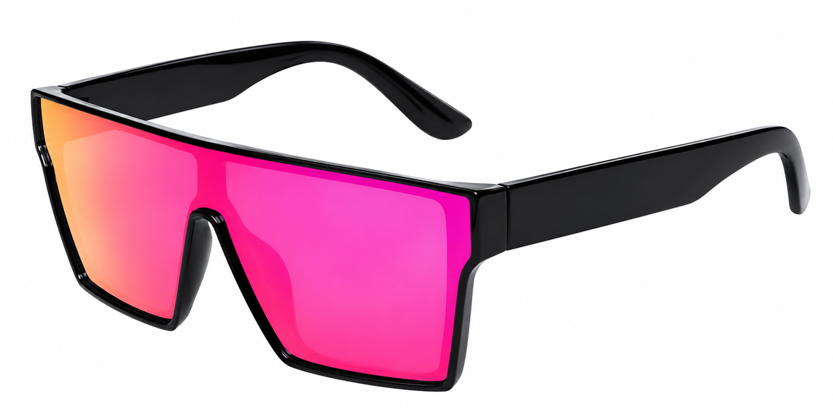 Kids mirrored glasses - Cowgirl pink