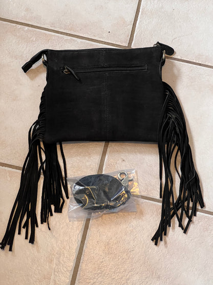 Boot stitch bag - BLACK