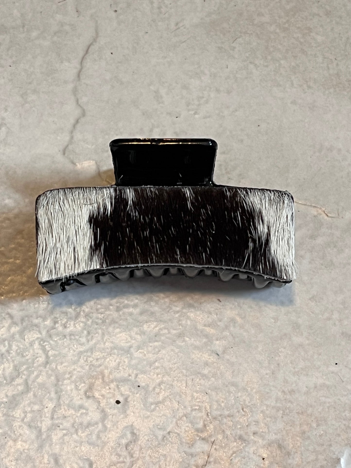 Cowhide claw clip #2