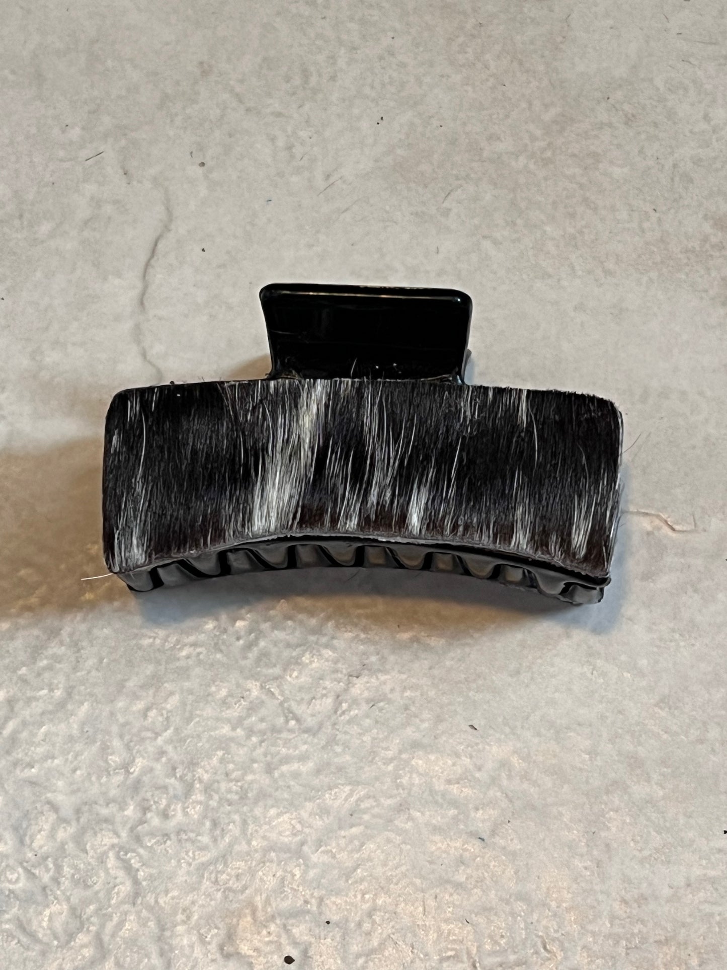 Cowhide claw clip #3