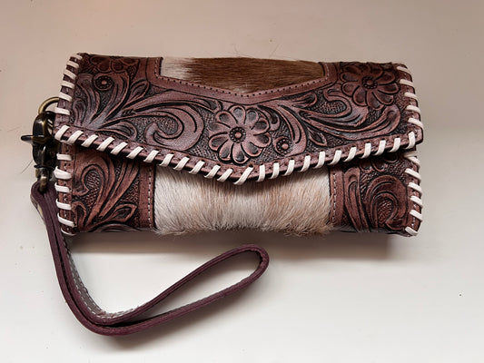 Tooled clutch wallet #1