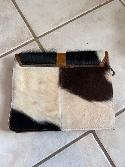 SECONDS - Cowhide buckle handbag