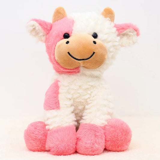 PRE ORDER - Cow plush soft toy - PINK