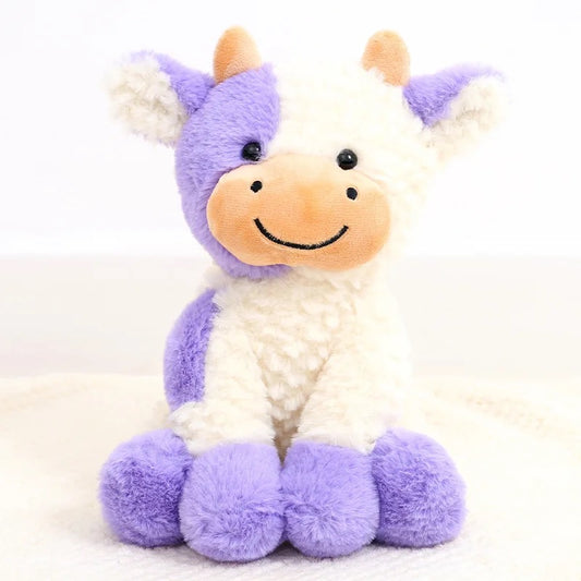 PRE ORDER - Cow plush soft toy - PURPLE