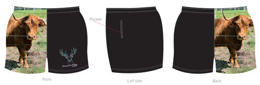 PRE ORDER - ADULTS Highland footy shorts