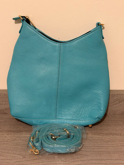 Tooled cowhide handbag #1